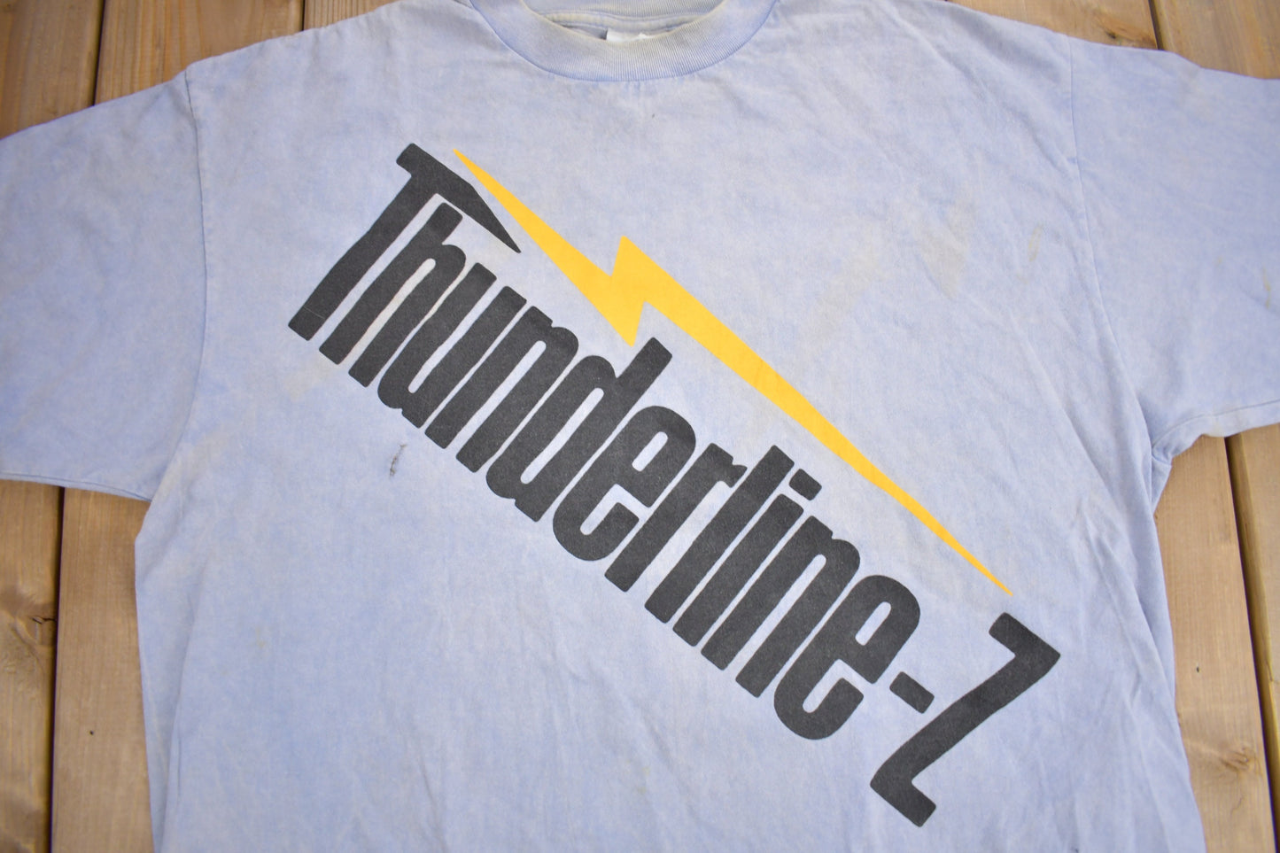 Vintage 1990s Thunderline-Z Graphic T Shirt / Vintage T Shirt / Streetwear / Graphic Tee / Single Stitch / Made In USA