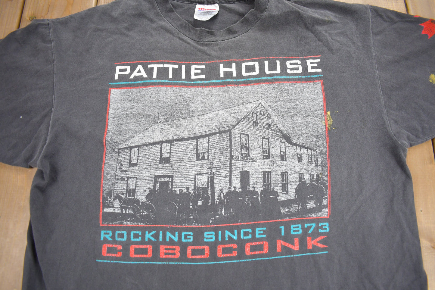 Vintage 1990s Pattie House Coboconk Graphic T Shirt / Vintage T Shirt / Streetwear / Graphic Tee / Single Stitch