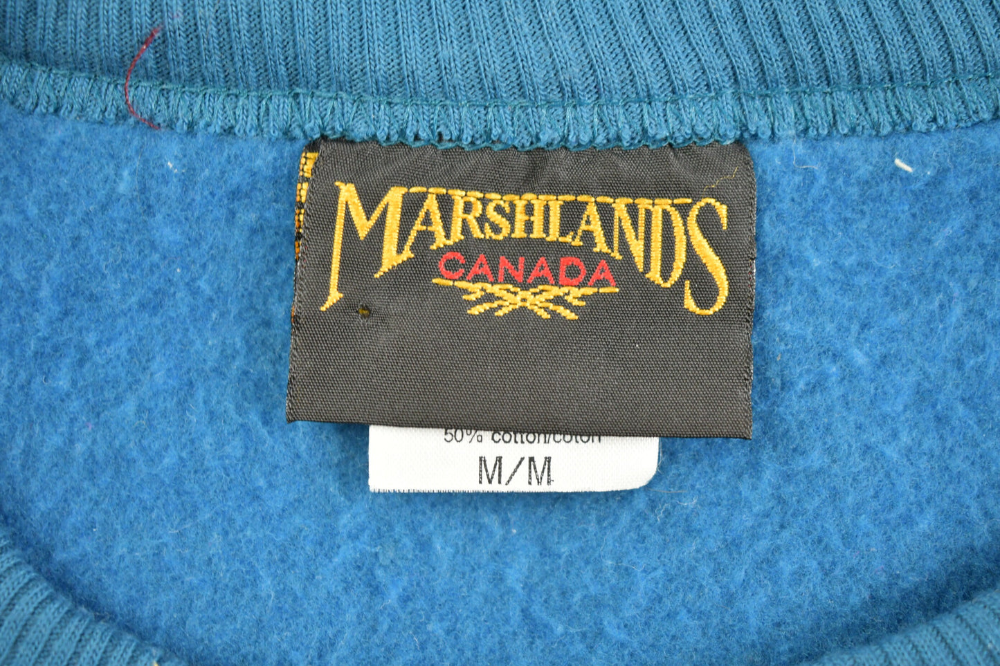 Vintage 1990s Canadian Marshlands Eagle Crewneck Sweater / Embroidered / Vintage Sweatshirt / Outdoorsman / Wilderness / Made In Canada