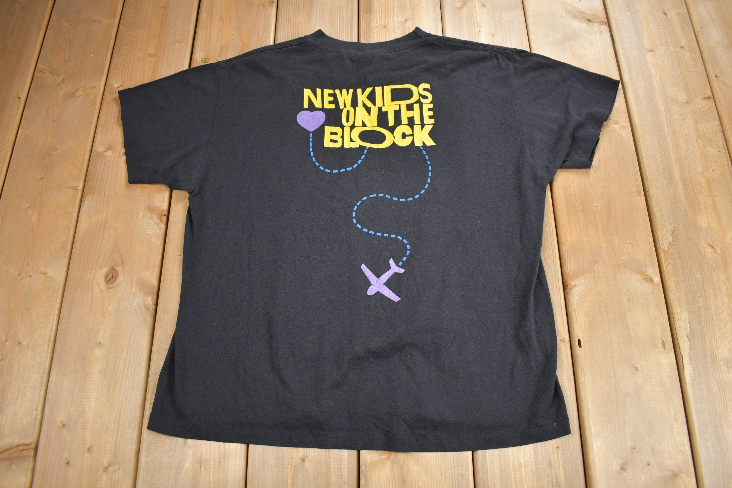 Vintage 1990 New Kids On The Block Graphic T Shirt