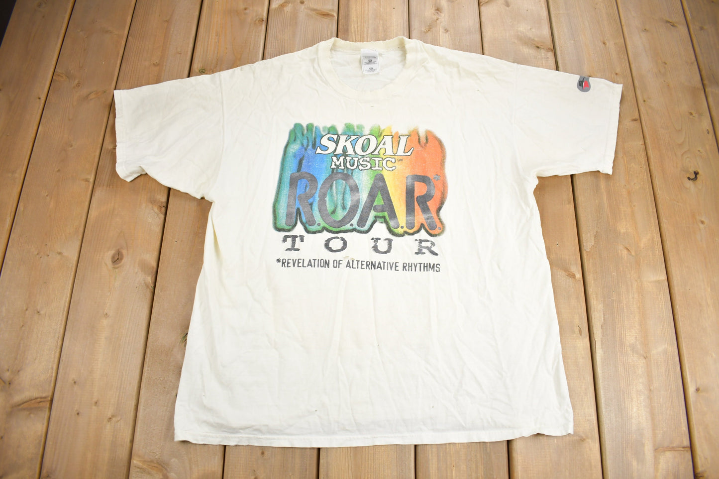 Vintage 1990s Skoal Music Roar Tour Graphic T Shirt / Vintage T Shirt / Streetwear / Graphic Tee / Made In USA