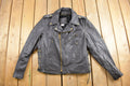 Vintage 1970s Branded Garments Leather Biker Jacket