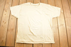 Vintage 1980s Harvey Woods Beige T-Shirt
