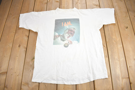 Vintage 1990s I AM Canadian Graphic T Shirt / Vintage T Shirt / Streetwear / Graphic Tee / Single Stitch / Made In Canada