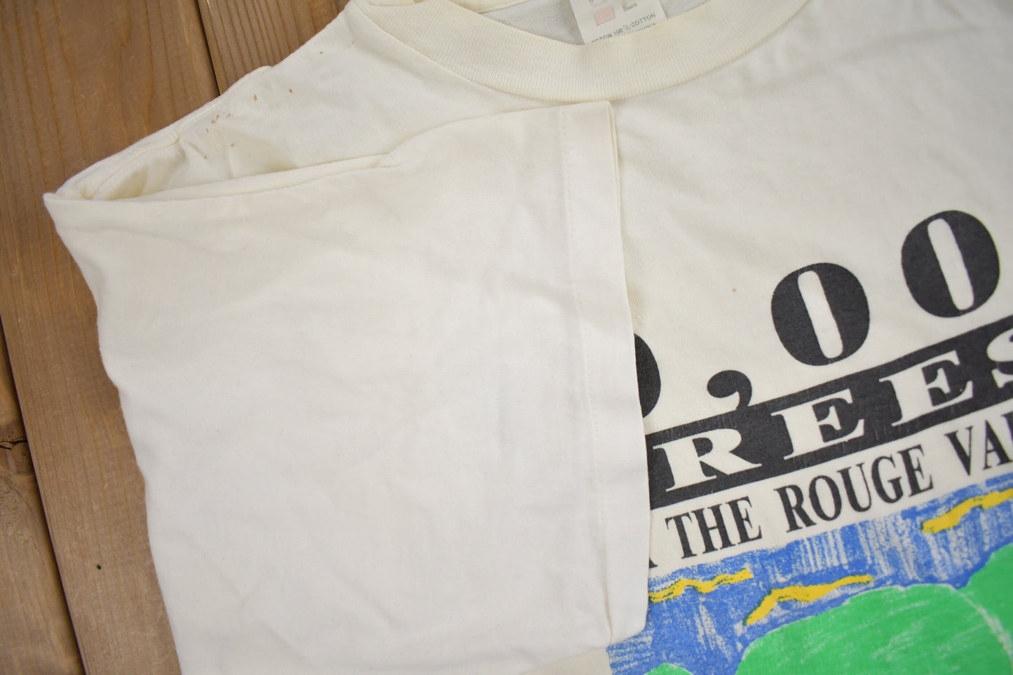 Vintage 1990 10,000 Trees For The Rogue Valley Graphic T Shirt / Vintage T Shirt / Streetwear / Graphic Tee / Single Stitch