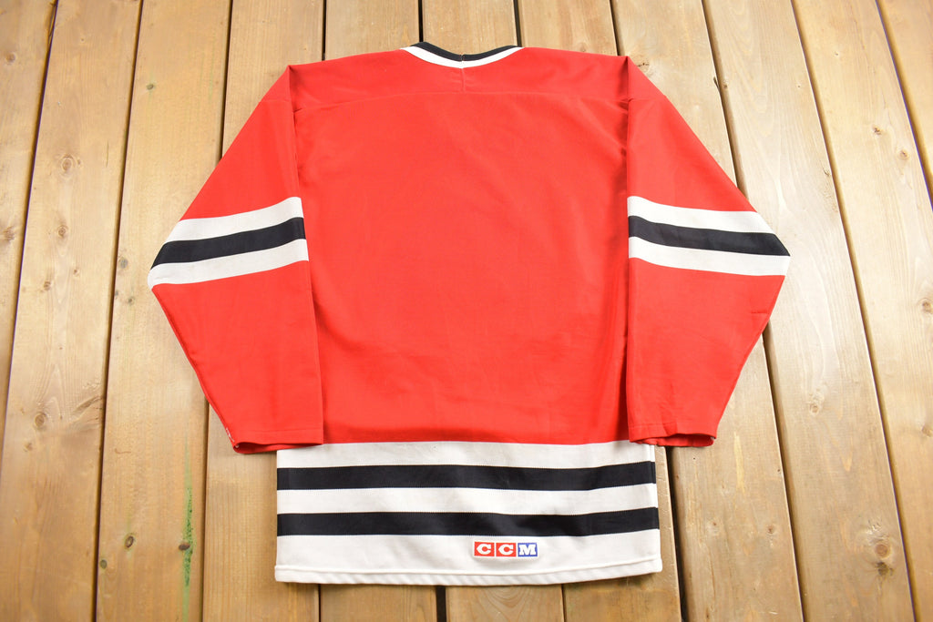 Vintage 1990s Chicago Blackhawks CCM NHL Hockey Jersey