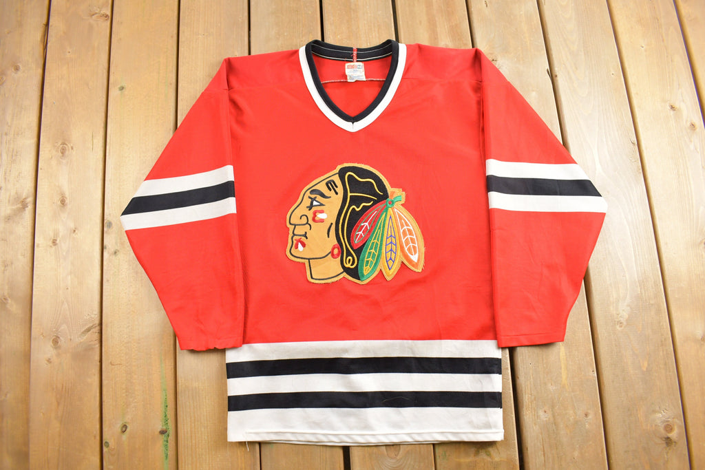 Vintage 1990s Chicago Blackhawks CCM NHL Hockey Jersey