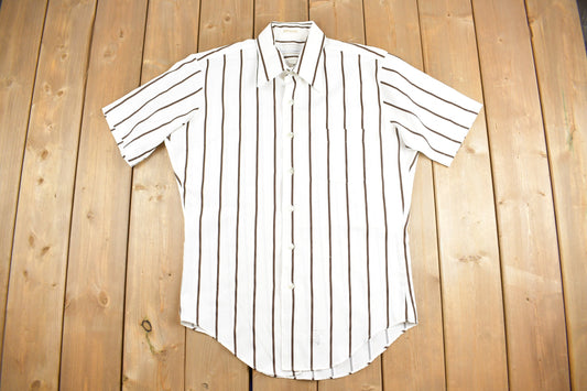 Vintage 1970s Golden Arrow Short Sleeve Button Up Shirt / 1970s Button Up / Vintage Workwear / Casual Shirt / Formal Shirt / True Vintage