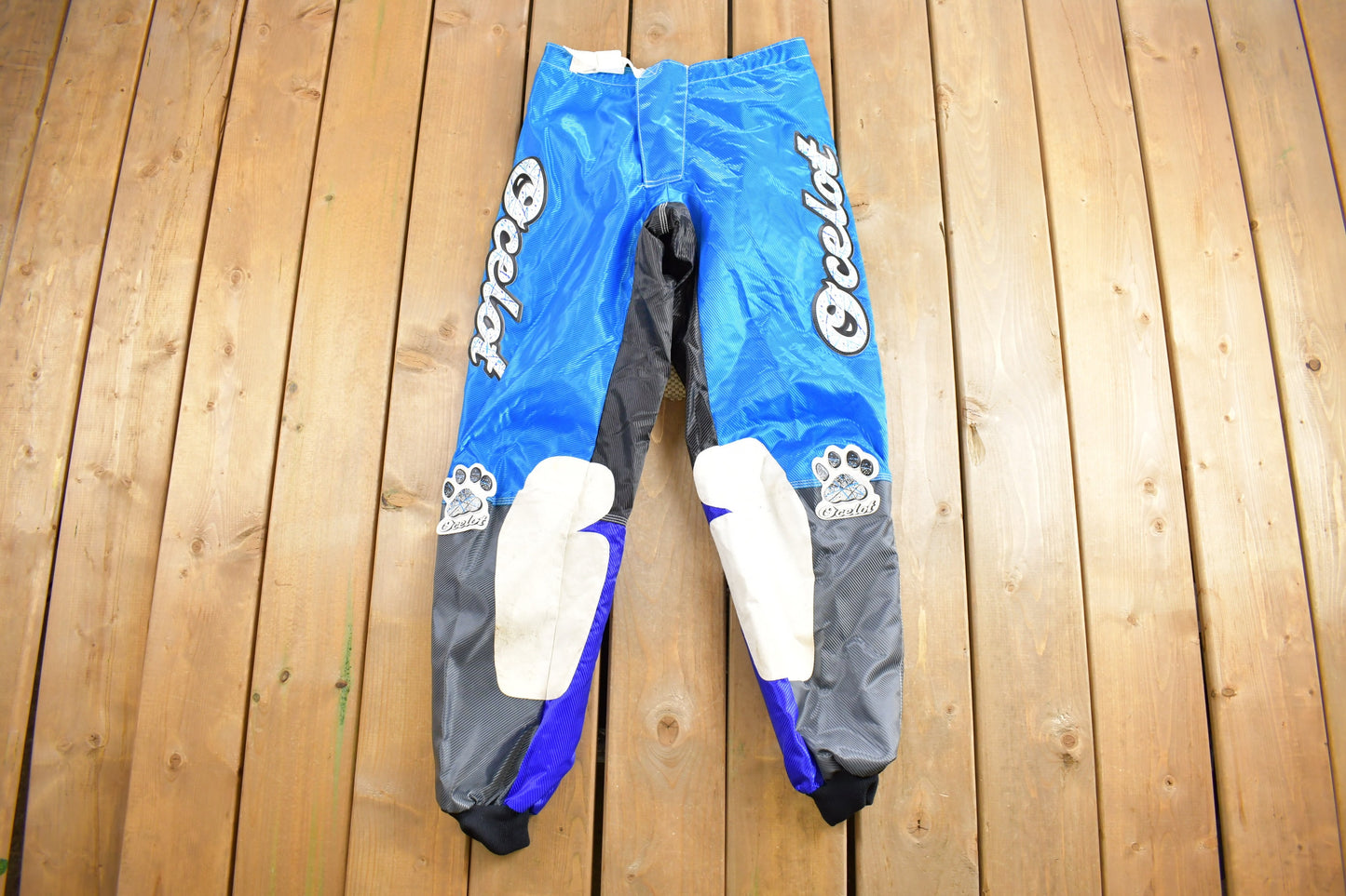 Vintage 1990s Ocelot Racing Motocross Pants Size 29 x 32 / Streetwear / Dirt Biking Pants / Racing Pants / Motocross