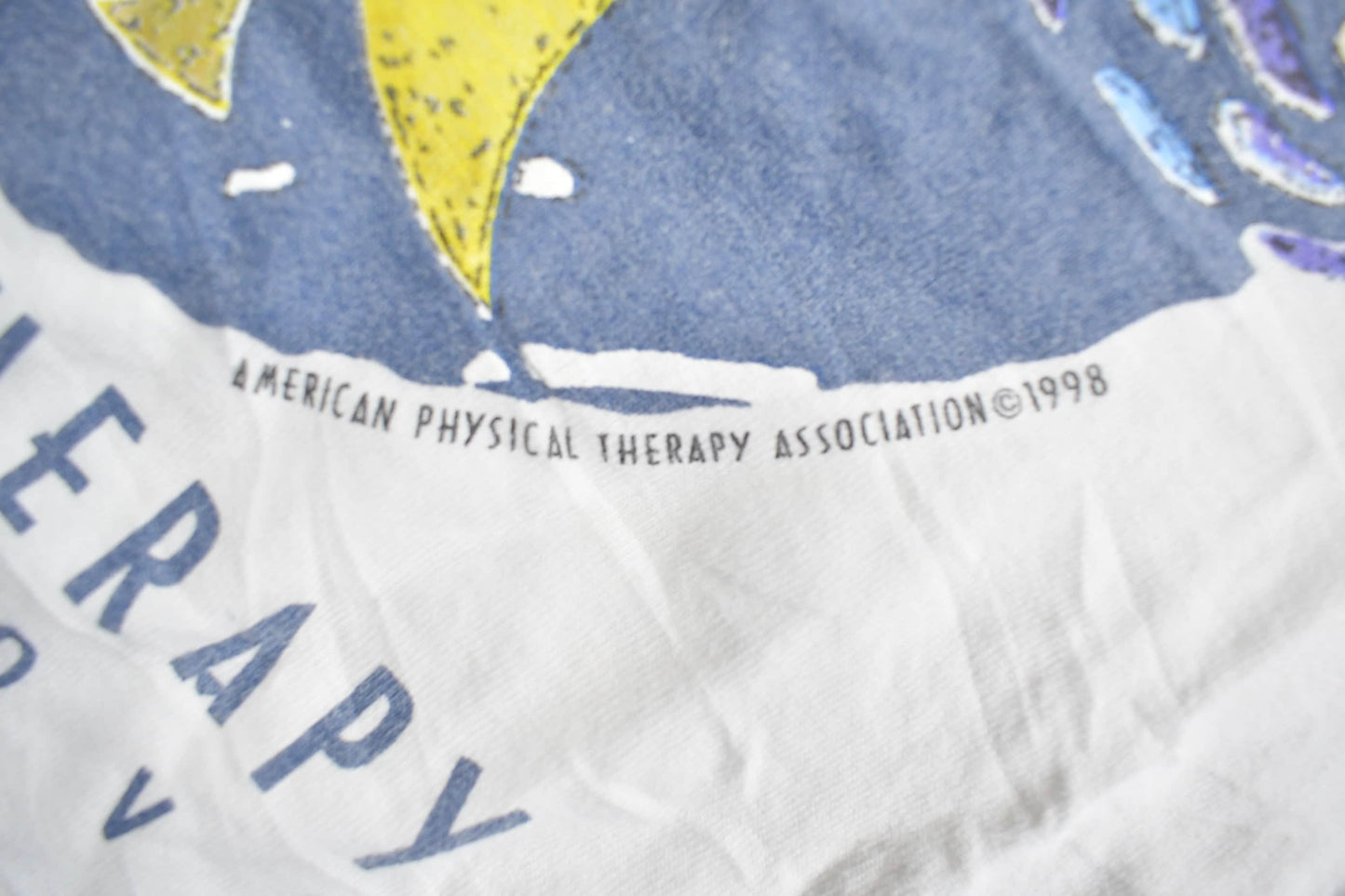 Vintage 1990s Lee Physical Therapy 'On The Move' Graphic T-Shirt / Streetwear / Retro Style / 90s Graphic Tee / Total Cotton Lee /