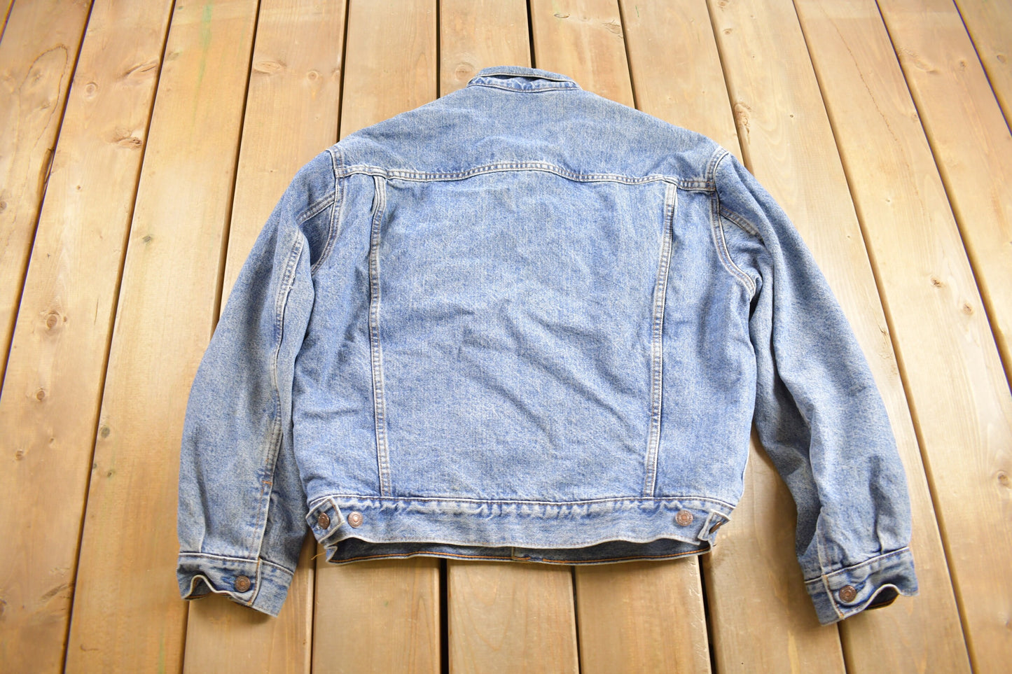 Vintage 1990s Levi's 501 Quilted Jean Jacket / Vintage Denim / Streetwear / Fall Outerwear / Fall Jacket / Levi's denim