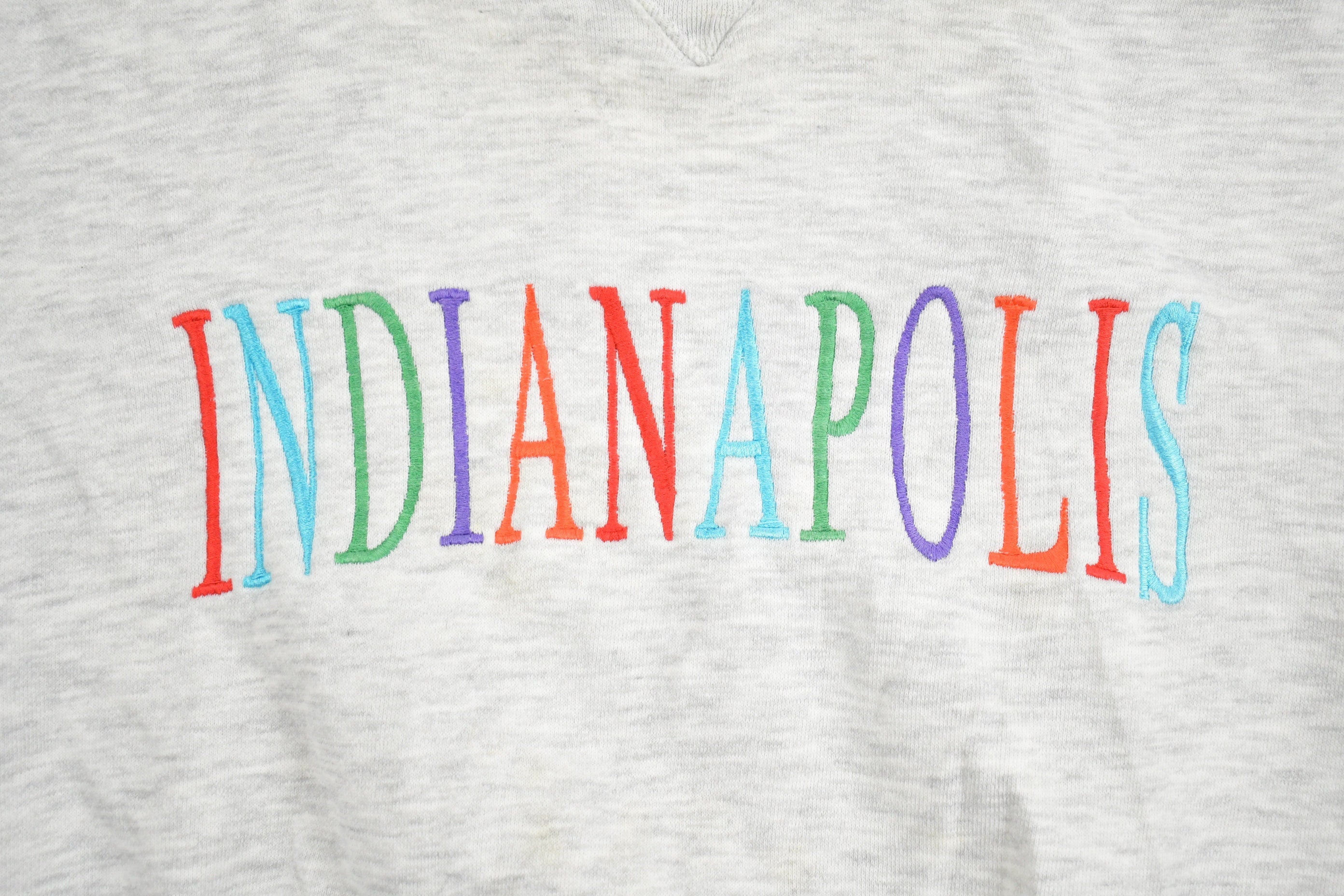 Vintage 1990s Logo 7 Indianapolis Crewneck Sweatshirt