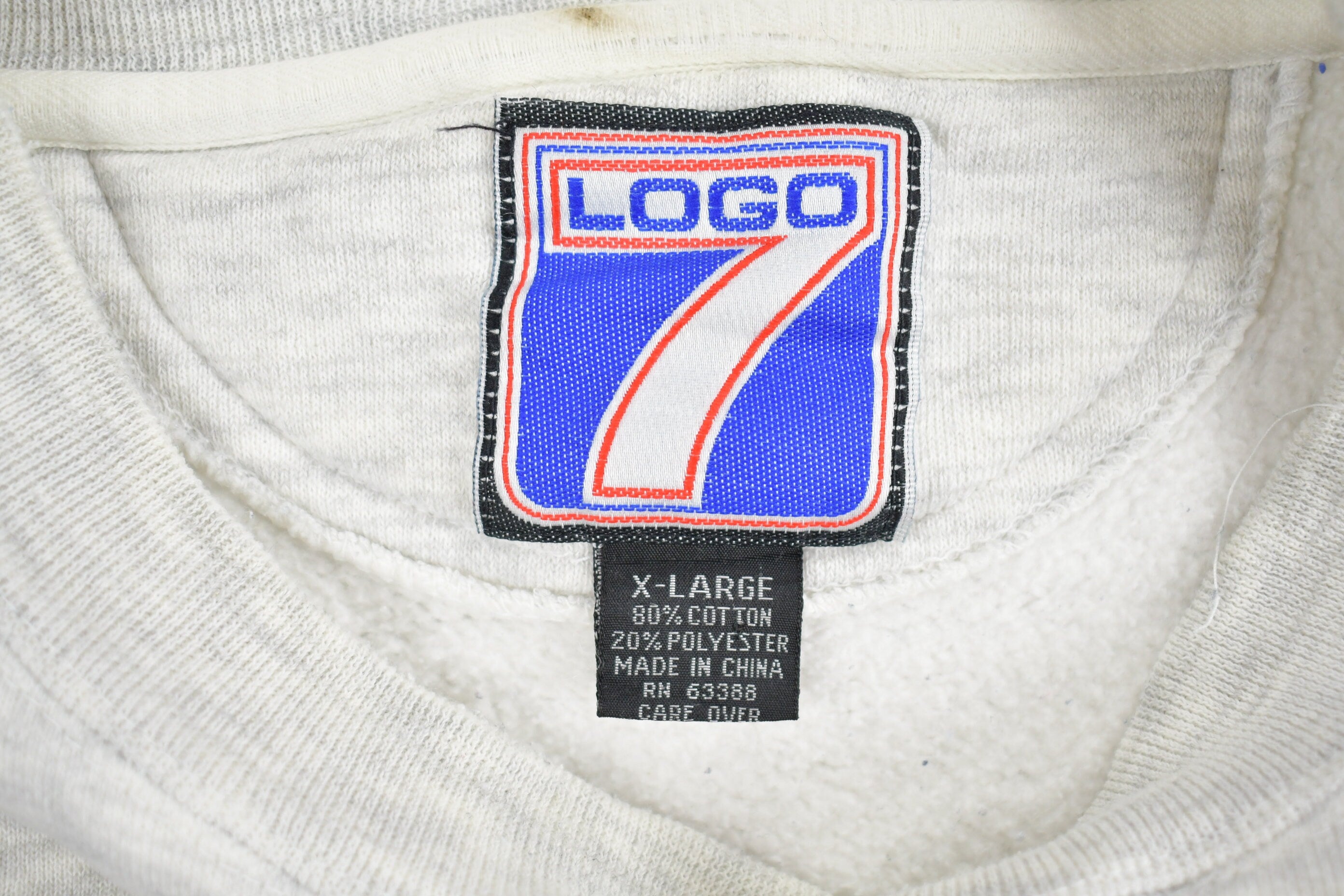 Vintage 1990s Logo 7 Indianapolis Crewneck Sweatshirt