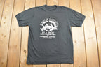 Vintage 1980s Manitoba Great Northern Pike Theme Graphic T-Shirt