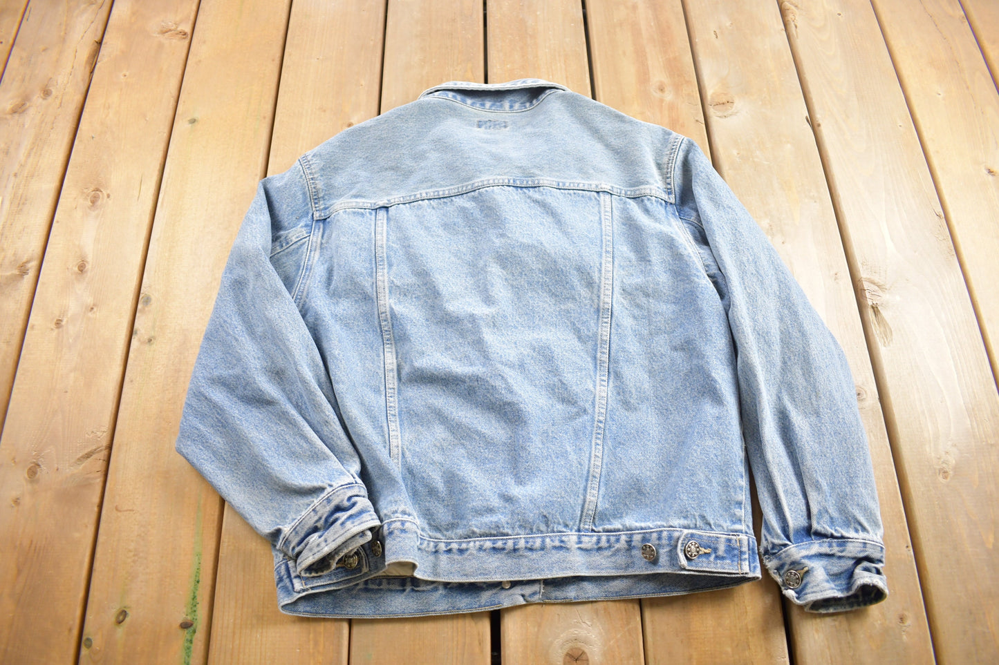 Vintage 1990s The Blues Jean Jacket / Vintage Denim / Streetwear / Fall Jacket / Jean Jacket