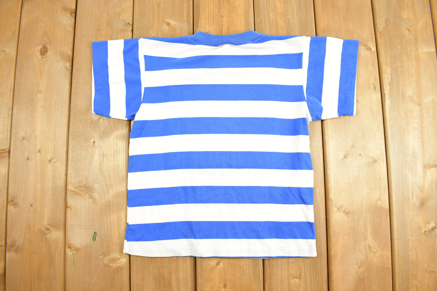 Vintage 1990s Open Ocean Striped T-Shirt / Streetwear / Retro Style / Single Stitch / 90s Graphic Tee / Youth Size 12