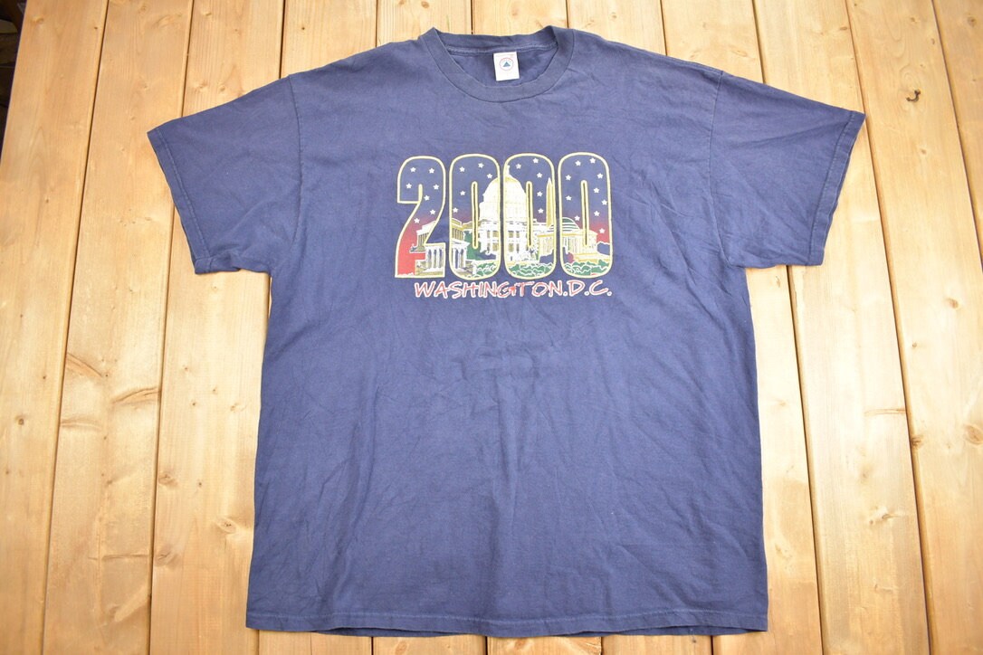 Vintage 1990s Washington DC Souvenir T Shirt / Streetwear / Made In USA / Vacation Tee / Travel T Shirt