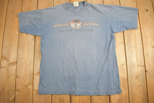 Vintage 1990s Grand Canyon Souvenir T Shirt / Streetwear / Single Stitch  Made In USA / Vacation Tee / Travel T Shirt