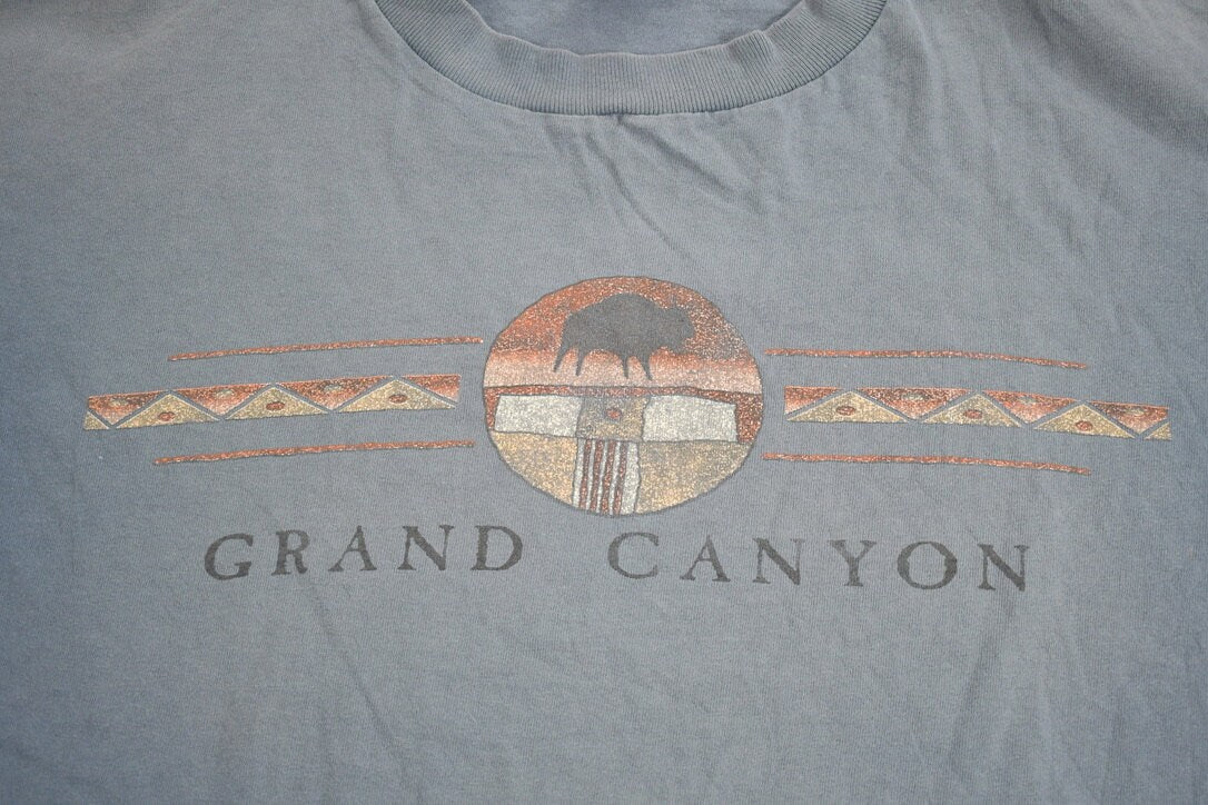 Vintage 1990s Grand Canyon Souvenir T Shirt / Streetwear / Single Stitch  Made In USA / Vacation Tee / Travel T Shirt