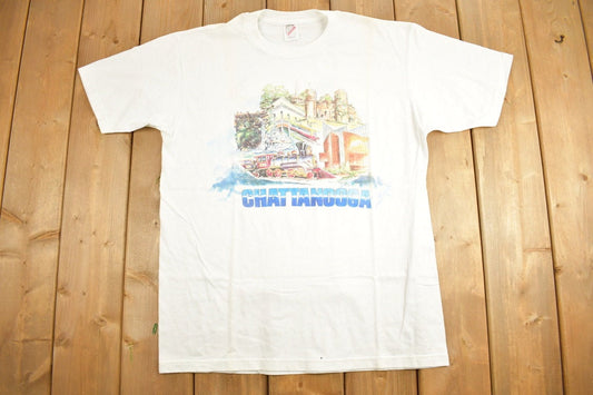 Vintage 1990s Chattanooga Souvenir T Shirt / Streetwear / Made In USA / Vacation Tee / Travel T Shirt / Jerzees