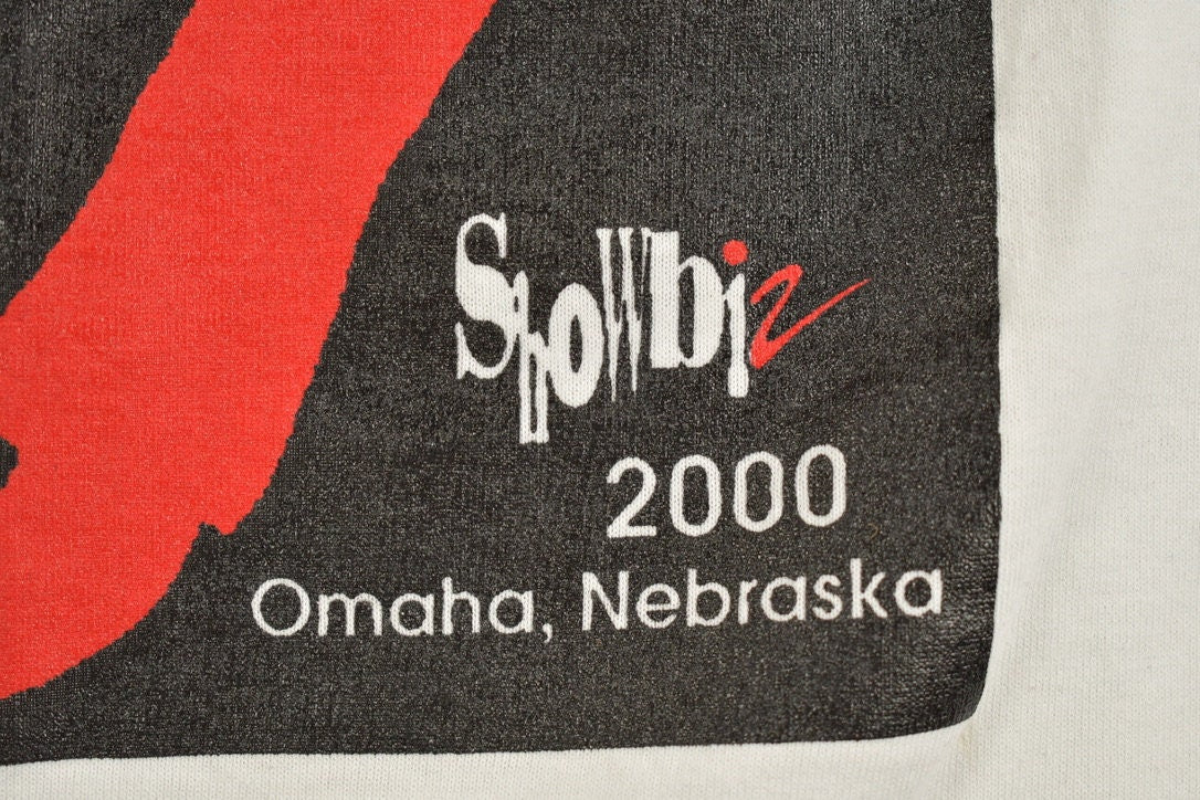 Vintage 1990s Excellence Omaha Nebraska Graphic T-Shirt / Streetwear / Retro Style / Showbiz / 90s Graphic Tee