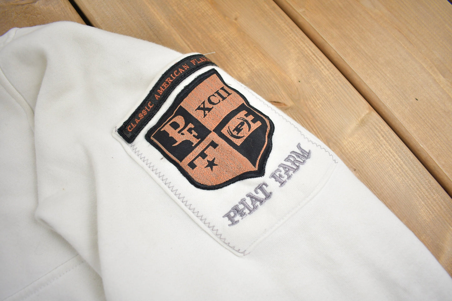 Vintage Y2K Phat Farm Embroidered Crewneck Sweatshirt / 90s Crewneck / Streetwear / Size XL