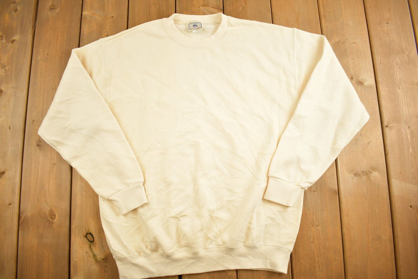 Vintage 1990s Blank Lee Heavyweight Crewneck Sweatshirt / 90s Crewneck / Vintage Lee / Streetwear / 90s Blank / Vintage