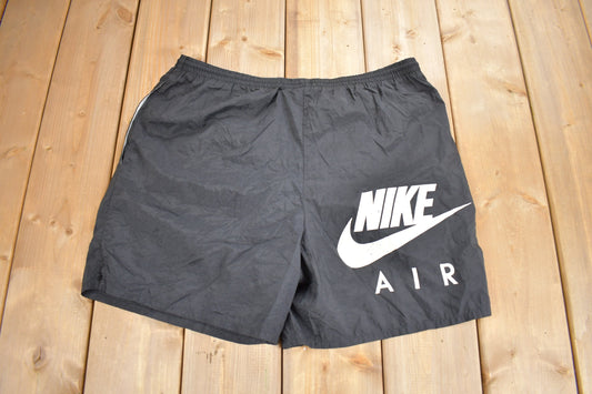 Vintage 1990s Nike Air Swimming Shorts Size M / Bathing Suit / Nike Swim Shorts / American Vintage / Streetwear / Big Swoosh