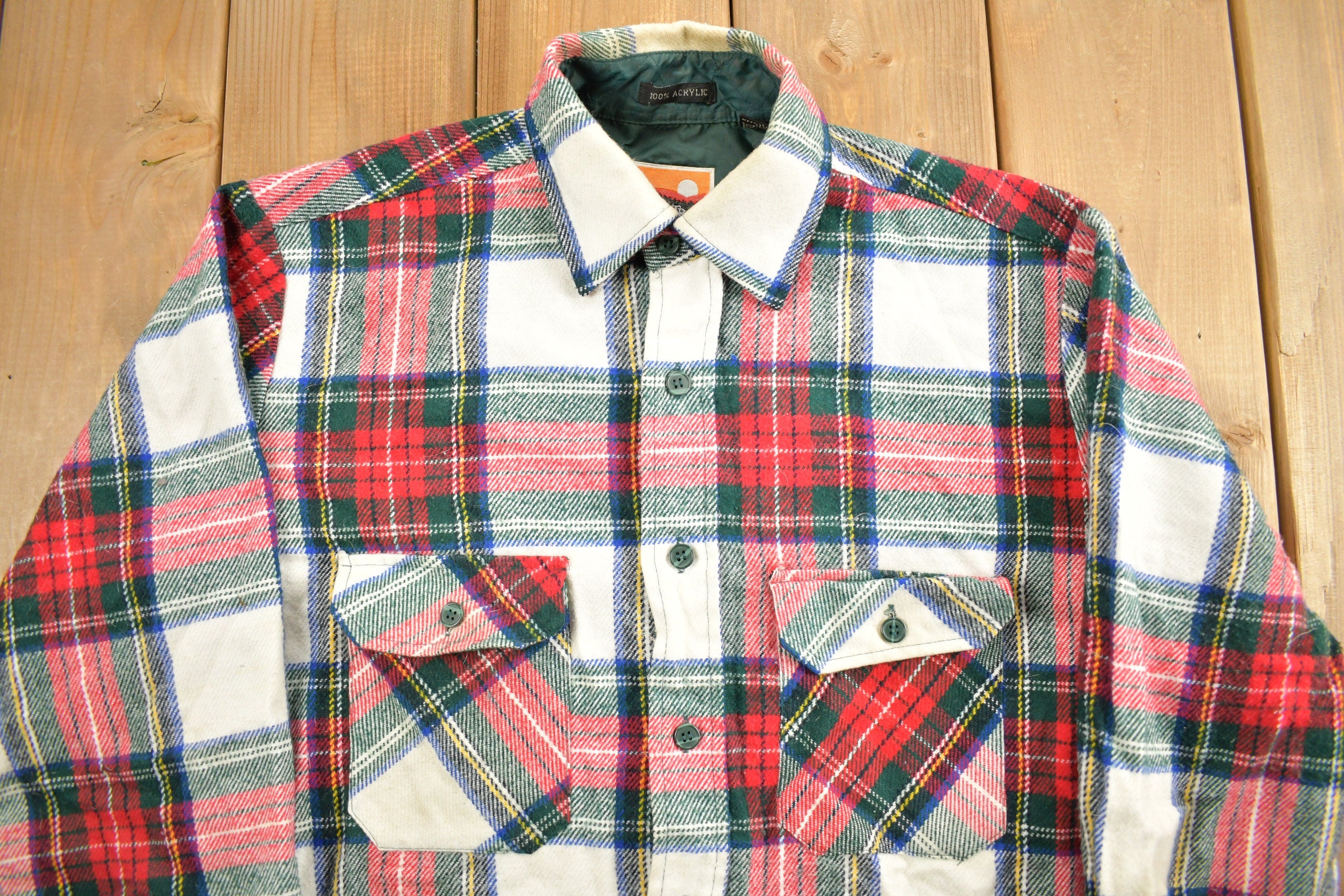 Vintage 1980s Ozark Trail Button Up Plaid Shirt