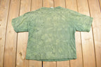 Vintage Y2K Wolf Theme Graphic Tie Dye T-Shirt