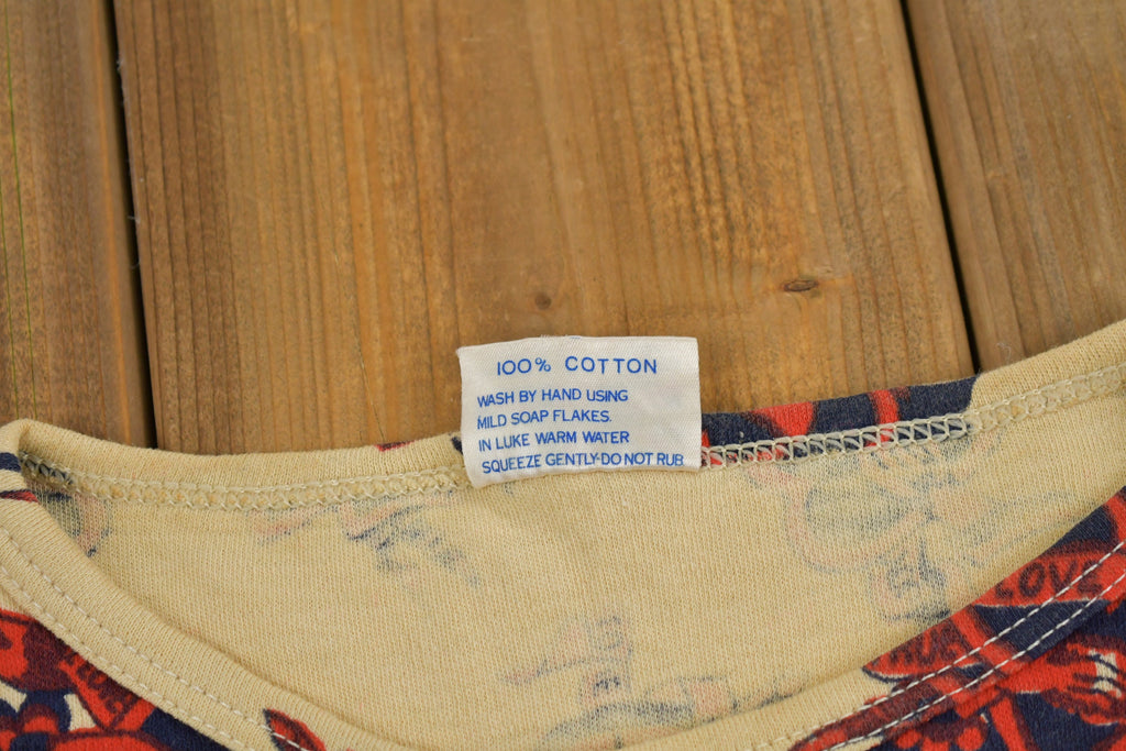 Vintage 1960s Love & Hearts Graphic T Shirt