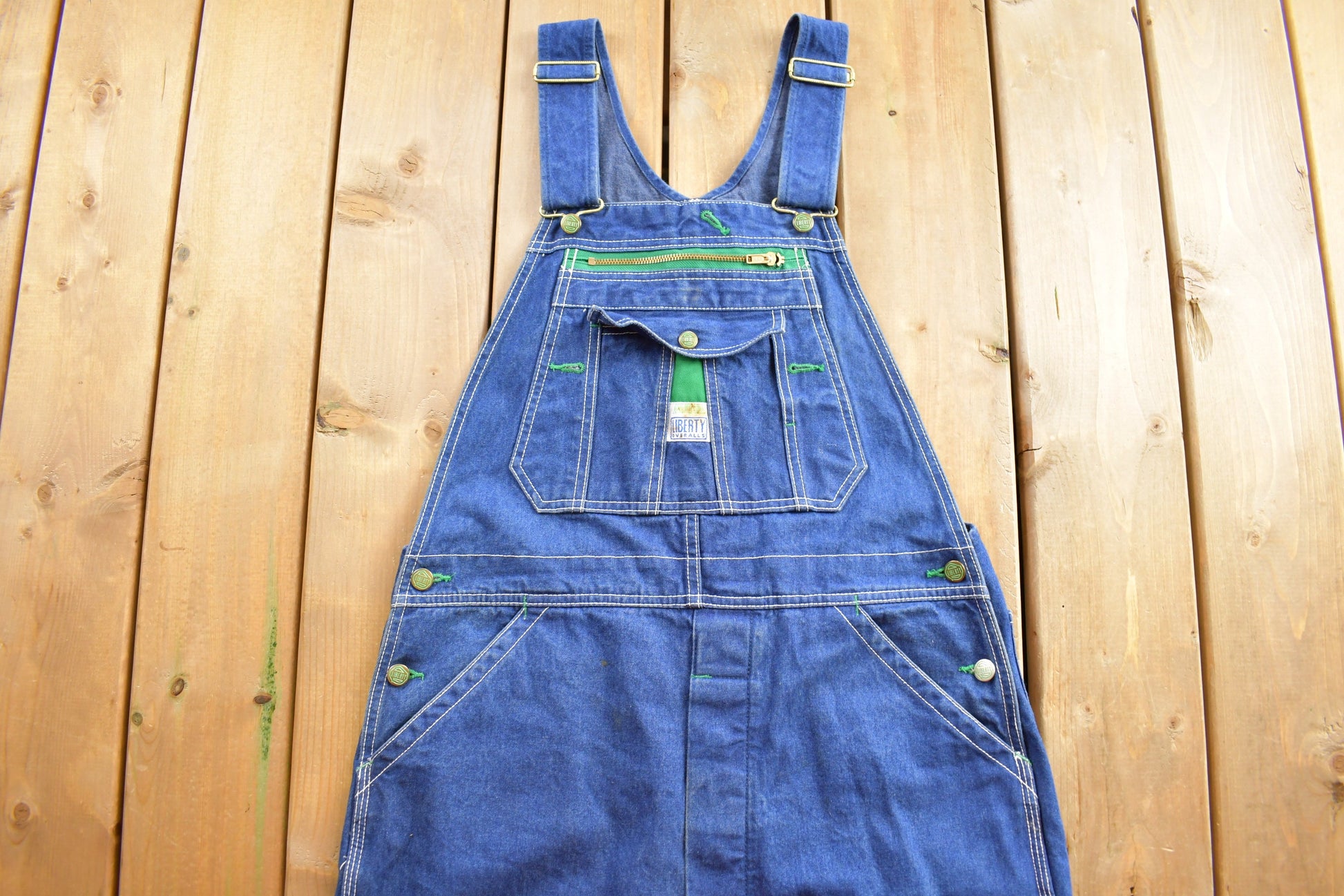 Vintage 1990s Liberty Denim Jean Overalls Size 36 x 30.5