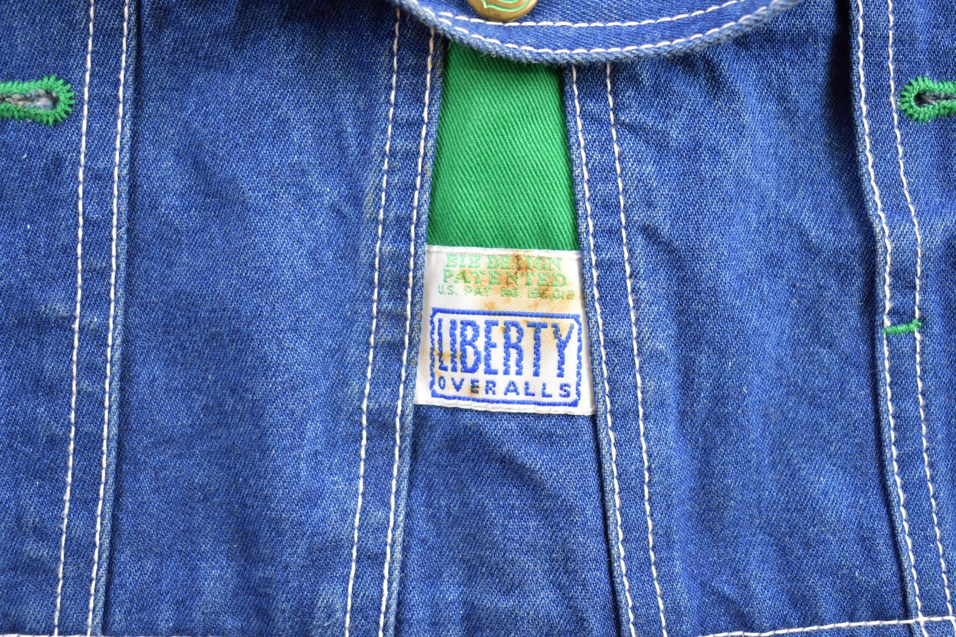 Vintage 1990s Liberty Denim Jean Overalls Size 36 x 30.5