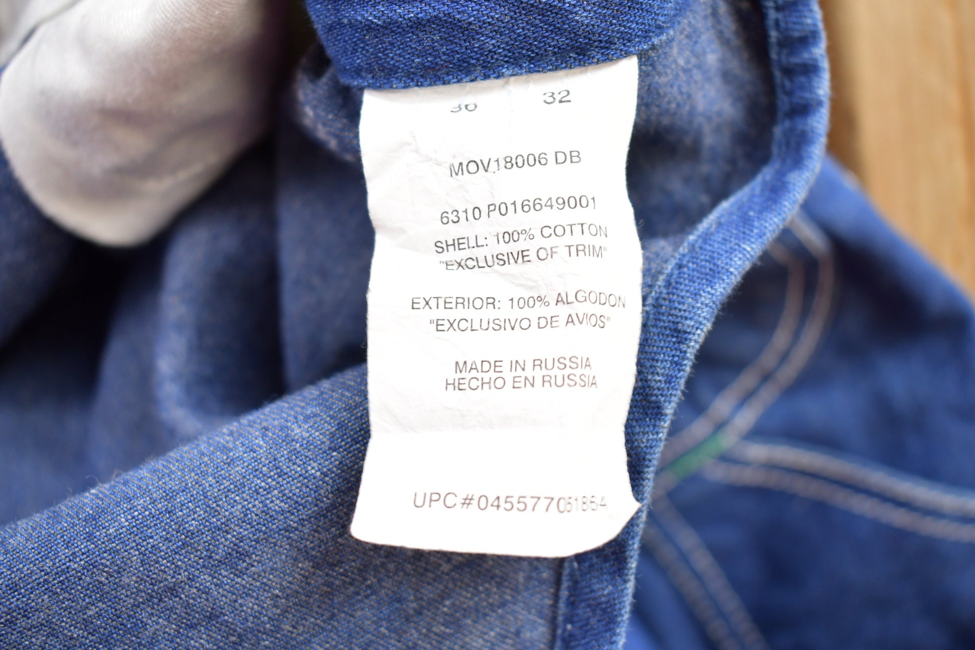 Vintage 1990s Liberty Denim Jean Overalls Size 36 x 30.5