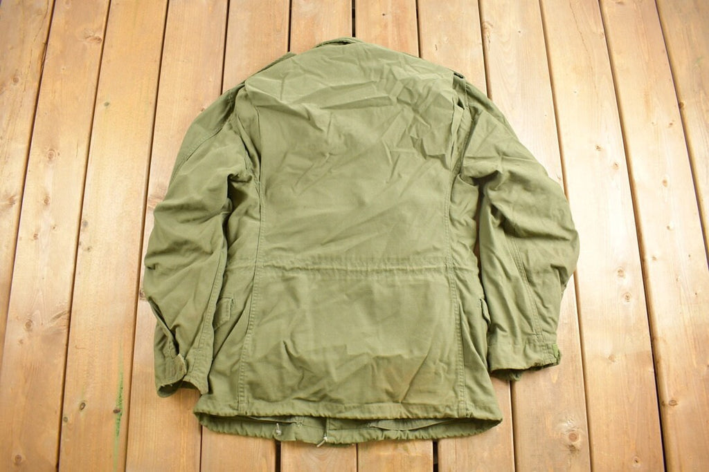 Vintage 1976 Military US Army Sateen Field Jacket