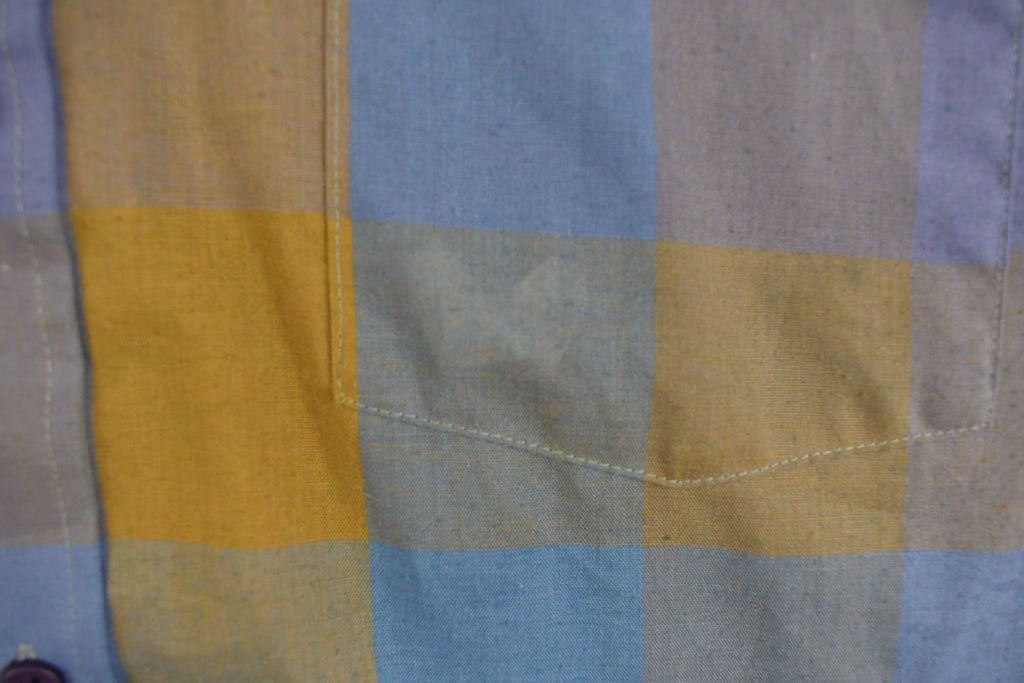 Vintage 1970s DeeCee Plaid Button-Up Shirt