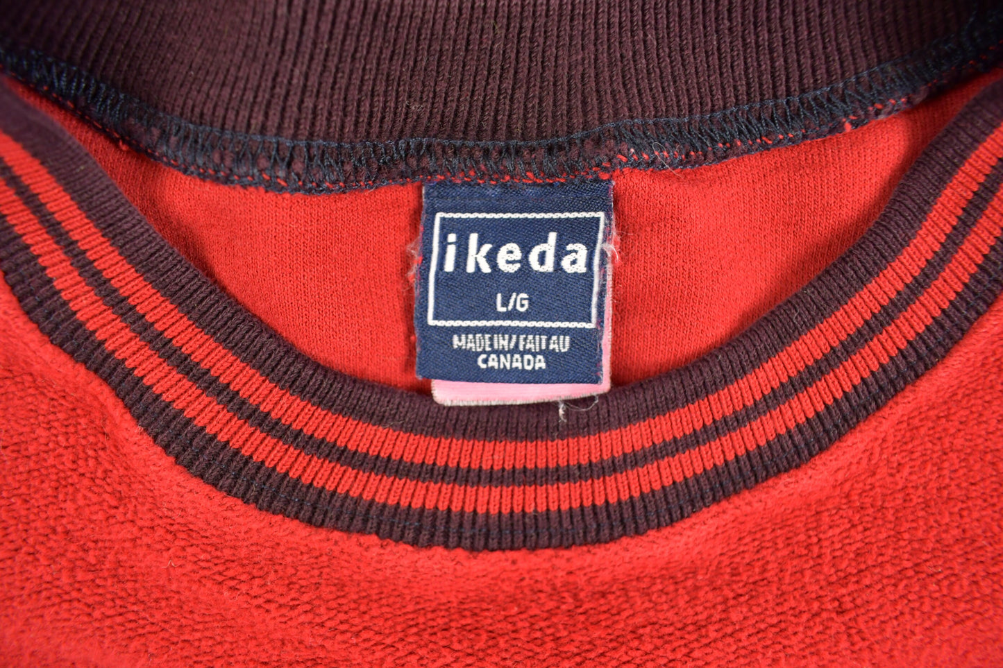 Vintage 1990s IKEDA 700 Series Crewneck Sweatshirt / 90s Crewneck / Made In Canada / Essential / Streetwear / Vintage IKEDA