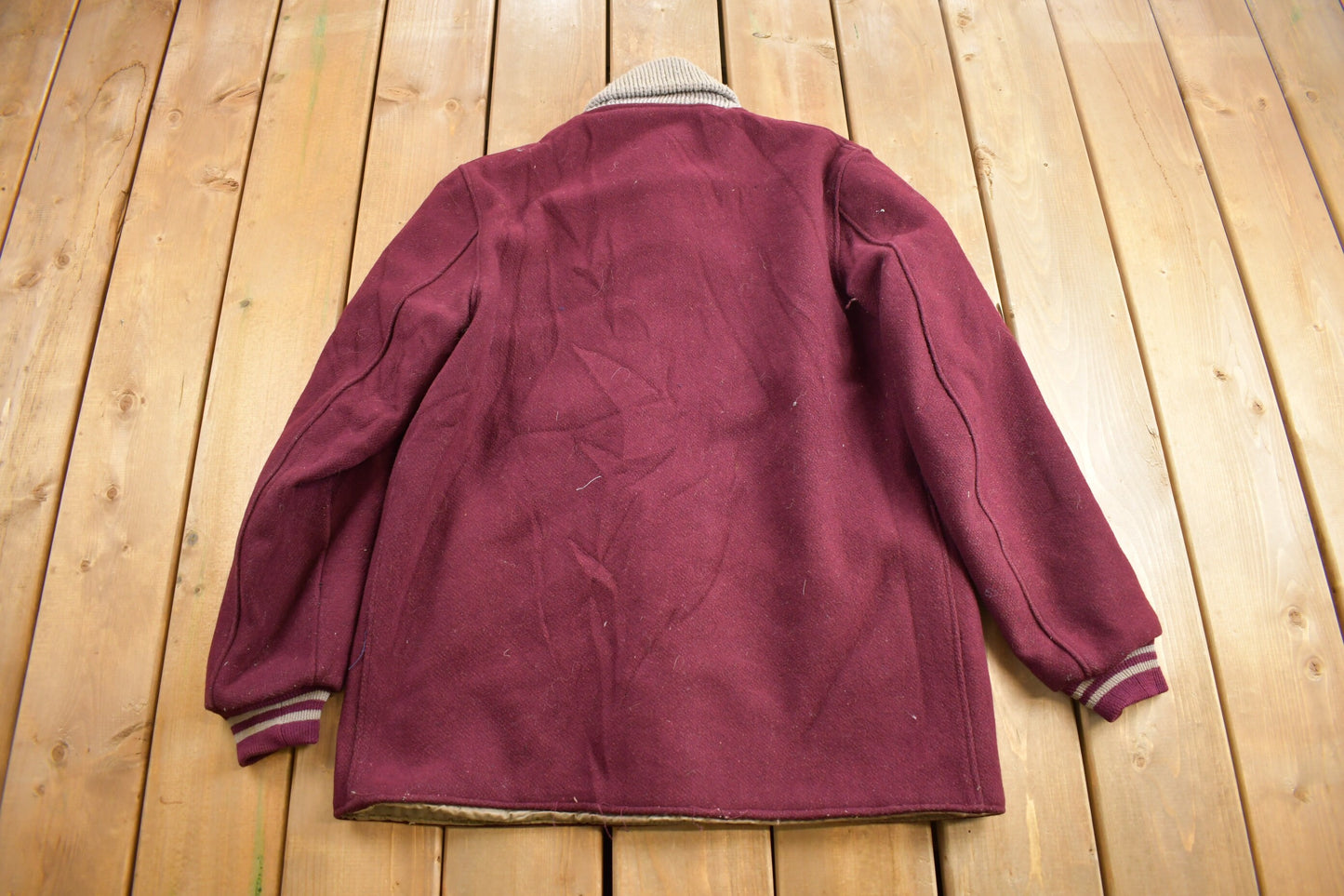 Vintage 1980s Christo Club Reversible Varsity Jacket / Wool Coat / Embroidered / Vintage Varsity jacket