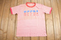 Vintage 1960s UFFDA Graphic Ringer T Shirt
