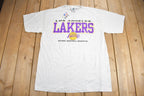 Vintage 1990s Deadstock Los Angeles Lakers NBA Graphic T-Shirt