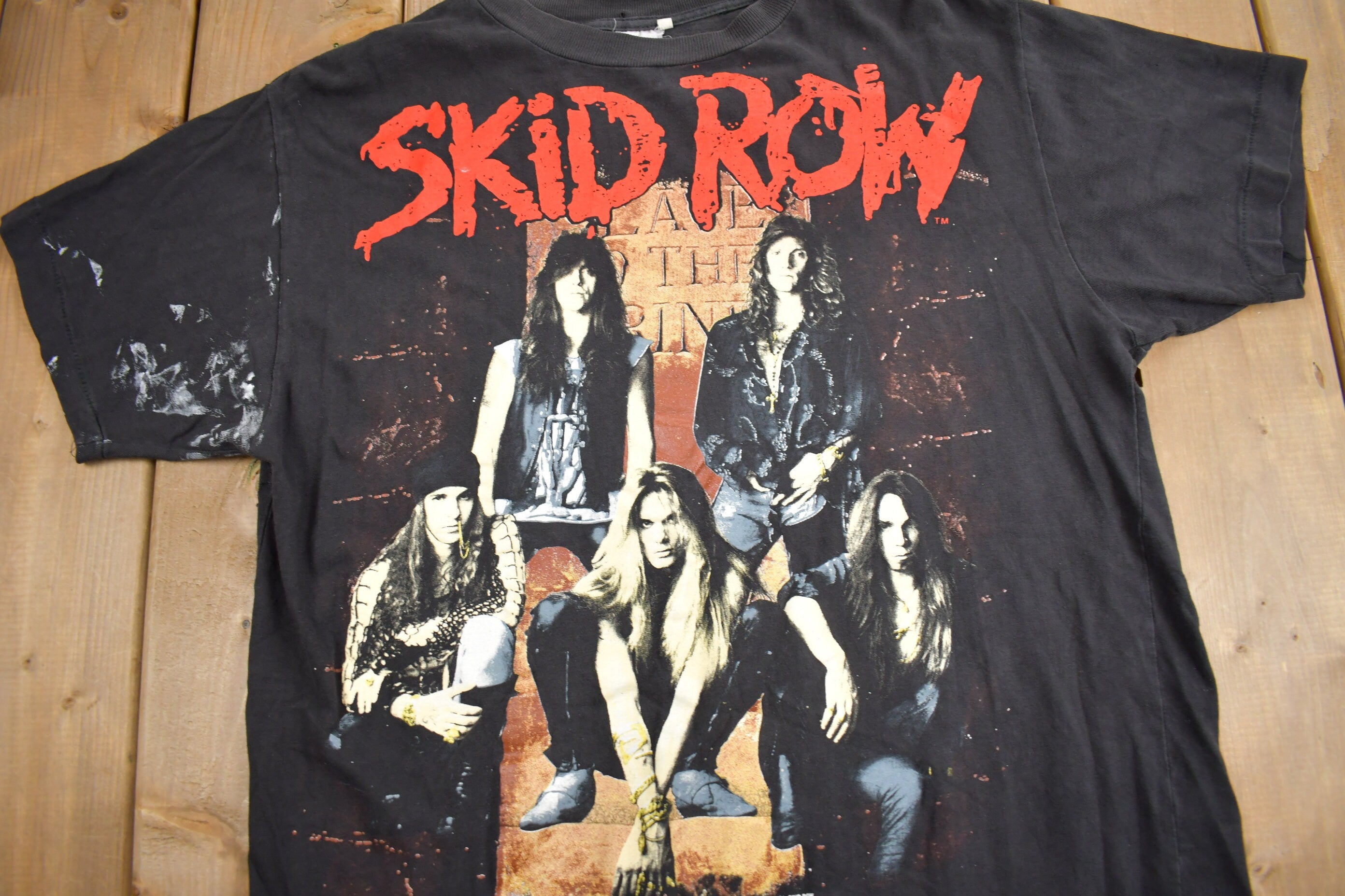 Vintage 1991 Skid Row Band T-shirt