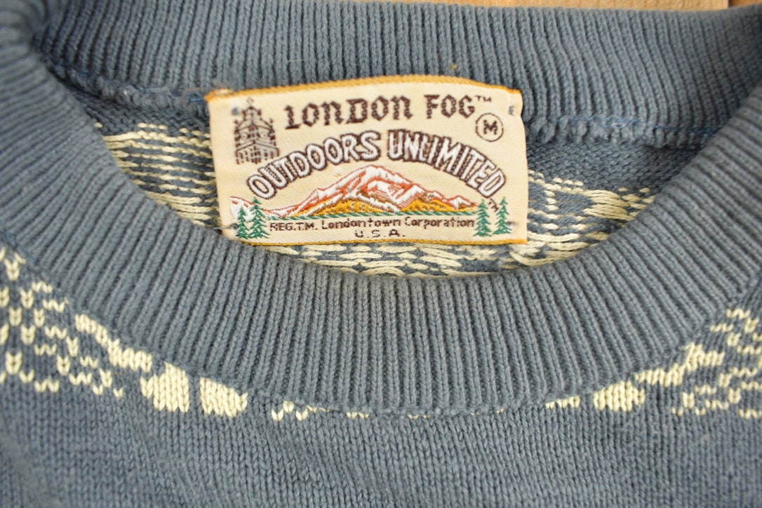 Vintage 1990s London Fog Outdoors Unlimited Knit Sweater