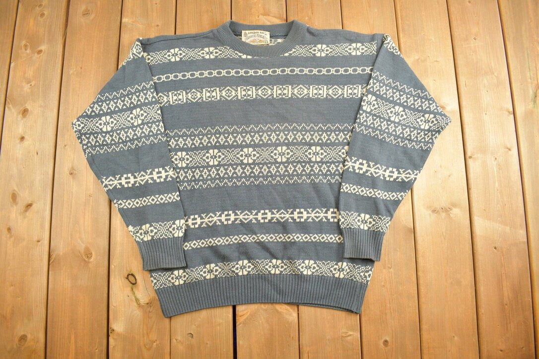 Vintage 1990s London Fog Outdoors Unlimited Knit Sweater