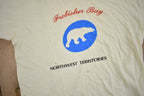 Vintage 1970s Frobisher Bay North West Territories Souvenir T Shirt