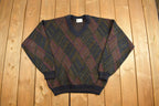 Vintage 1990s London Fog V Neck Knitted Sweater