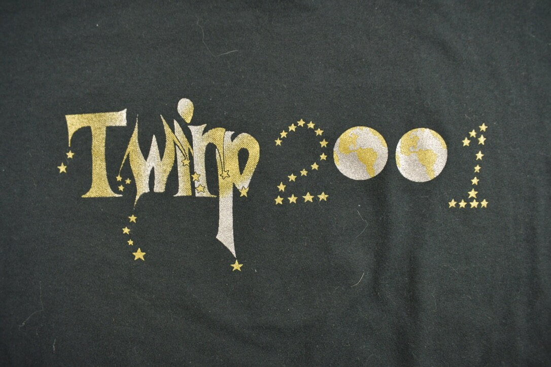 Vintage Y2K Twirp 2001 Louis Armstrong Lyric Graphic T-Shirt / Streetwear / Retro Style / Long Sleeve Shirt / Y2K Graphic Tee