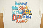 Vintage 1980s Best Dad In The World Graphic T-Shirt