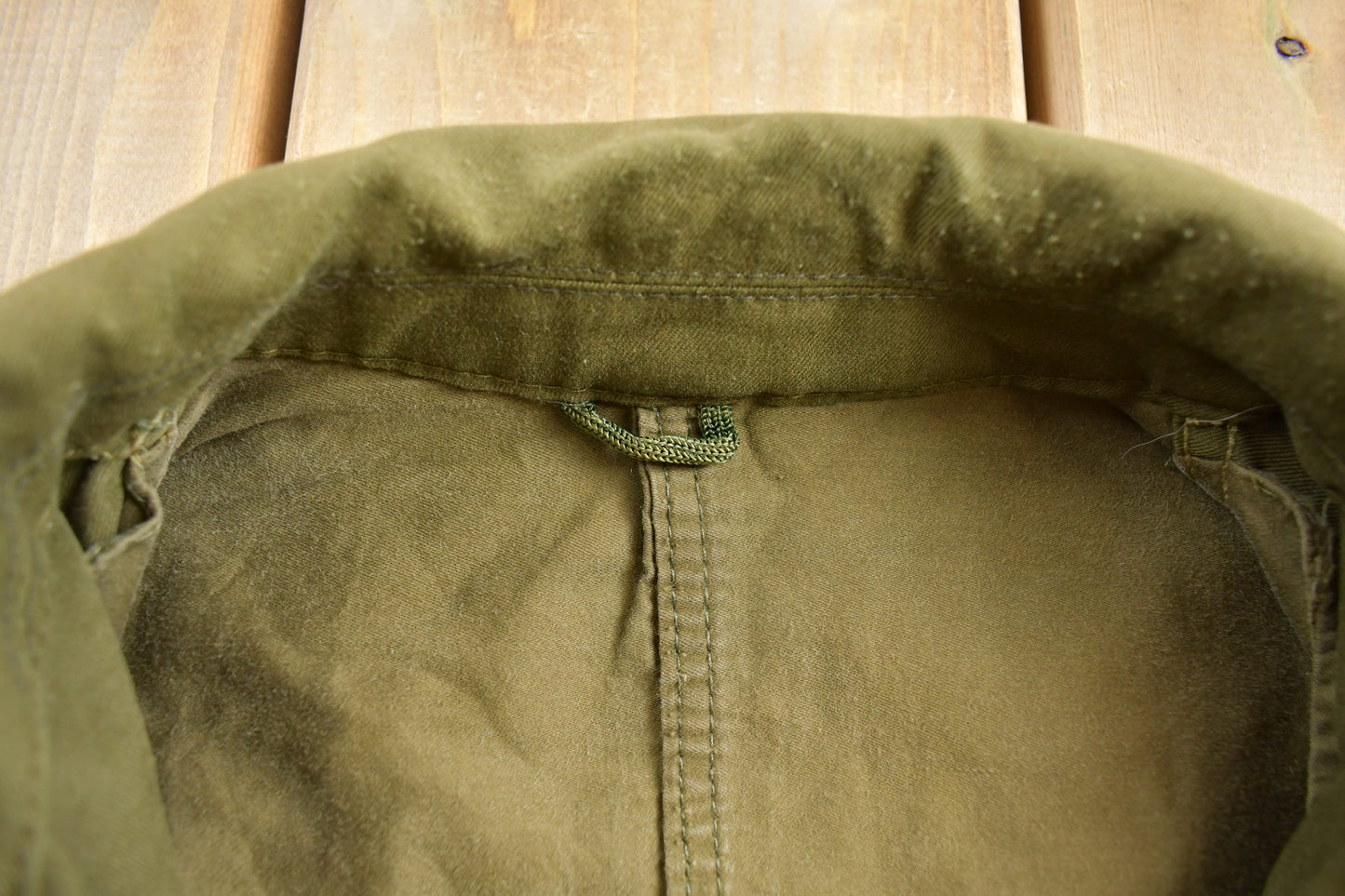 Vintage 1980s Military / Button Up Jacket / US Army Green / Vintage Army / Streetwear Fashion / Army Jacket