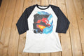 Vintage 1985 ZZ Top Afterburner Tour Raglan Band T-shirt