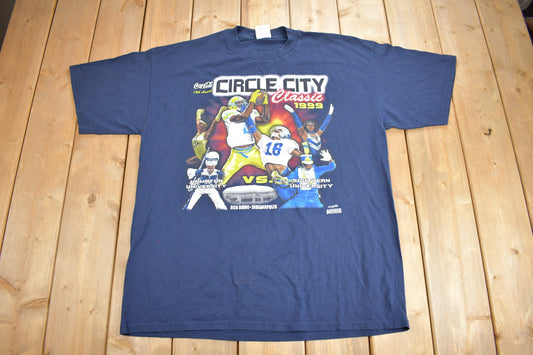 Vintage 1999 Circle City Classic College Football T-Shirt / NCAA Tee / Americana / Sportswear